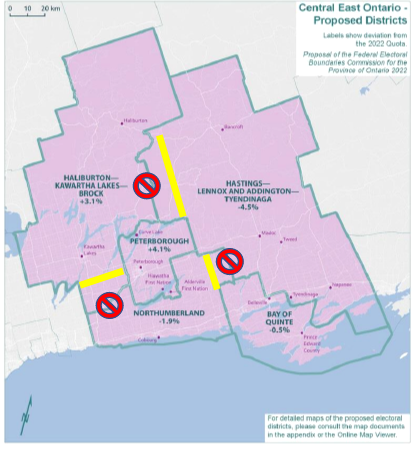 Image shows a map that is described in the written part of the submission.