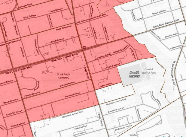 Toronto- St. Paul's Preferred Boundaries