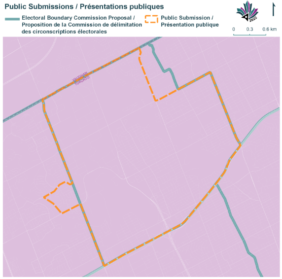 Image shows a map that is described in the written part of the submission.