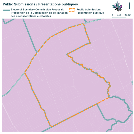 Image shows a map that is described in the written part of the submission.