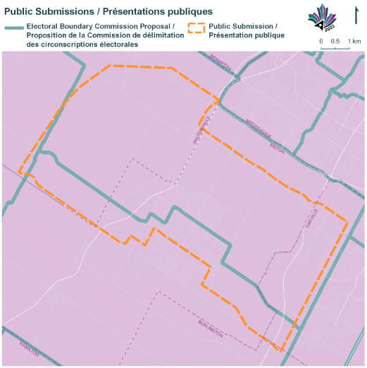 Image shows a map that is described in the written part of the submission.