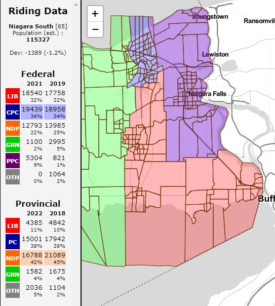 Image shows a map that is described in the written part of the submission.