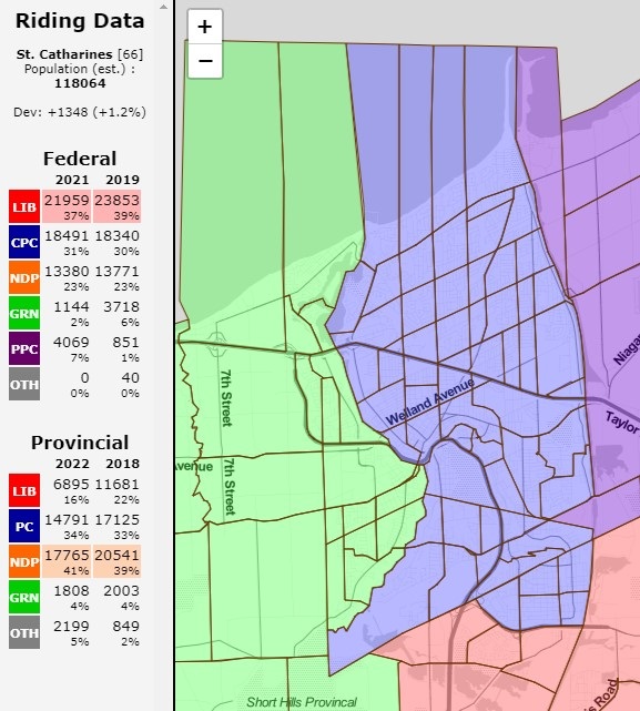 Image shows a map that is described in the written part of the submission.