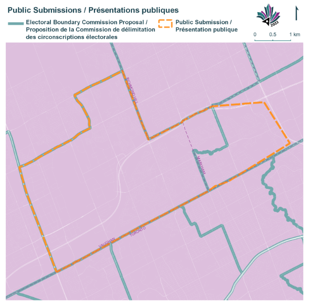 Image shows a map that is described in the written part of the submission.