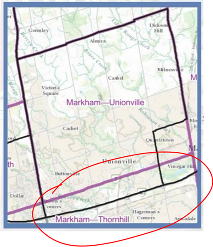 Image shows a map that is described in the written part of the submission.