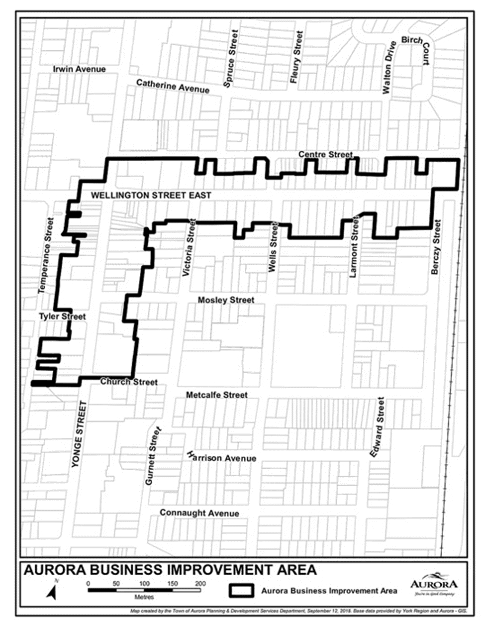 Image shows a map that is described in the written part of the submission.