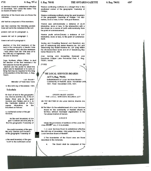 Image shows a map that is described in the written part of the submission.