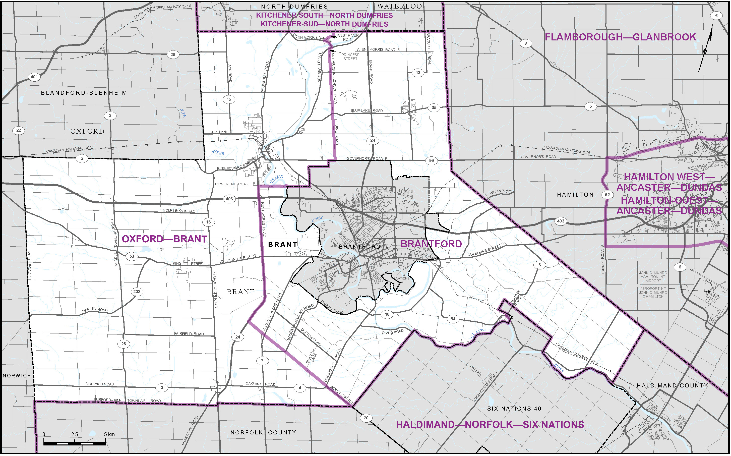 Map of County of Brant (Map&nbsp;7)