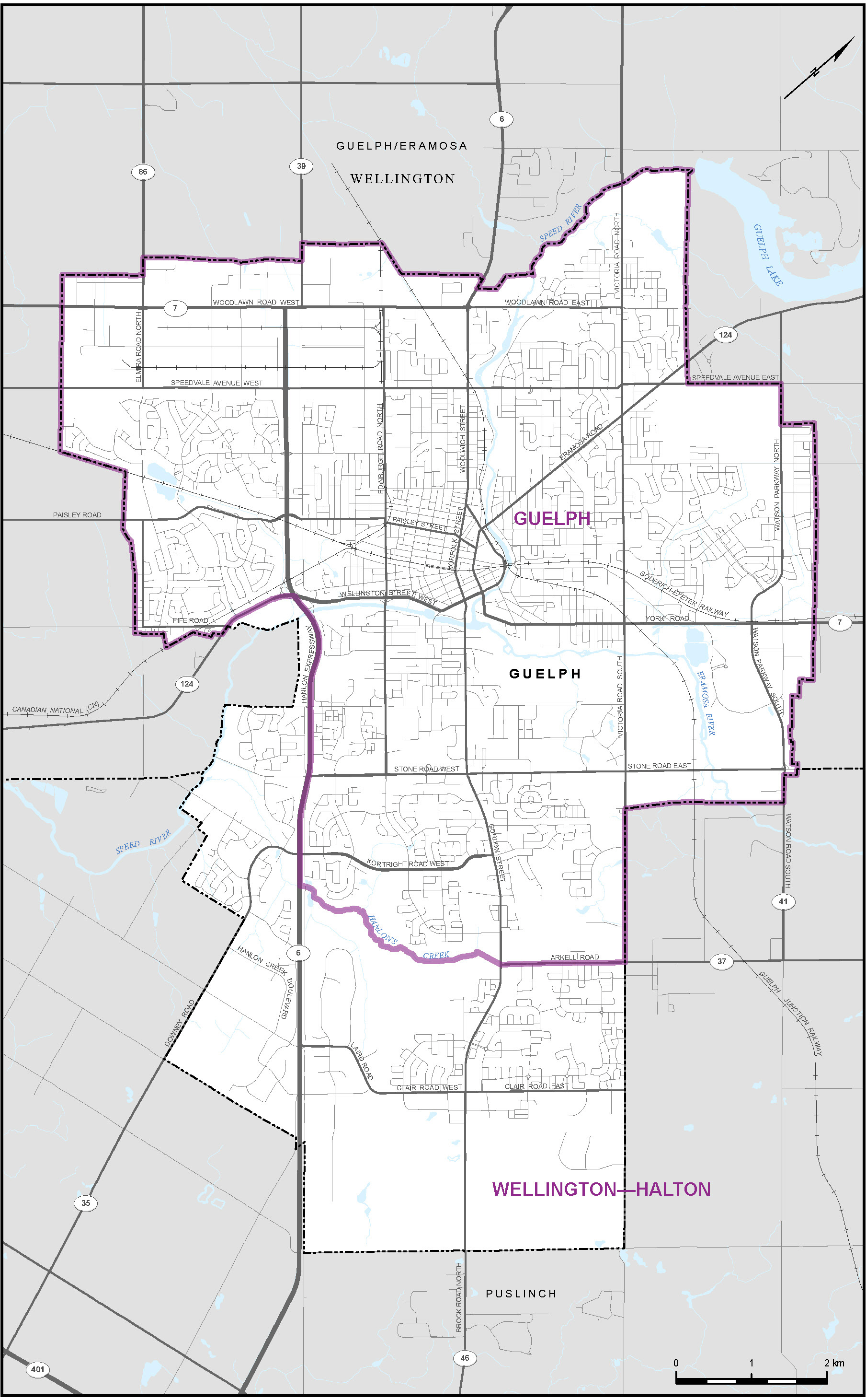 Map of City of Guelph (Map&nbsp;11)