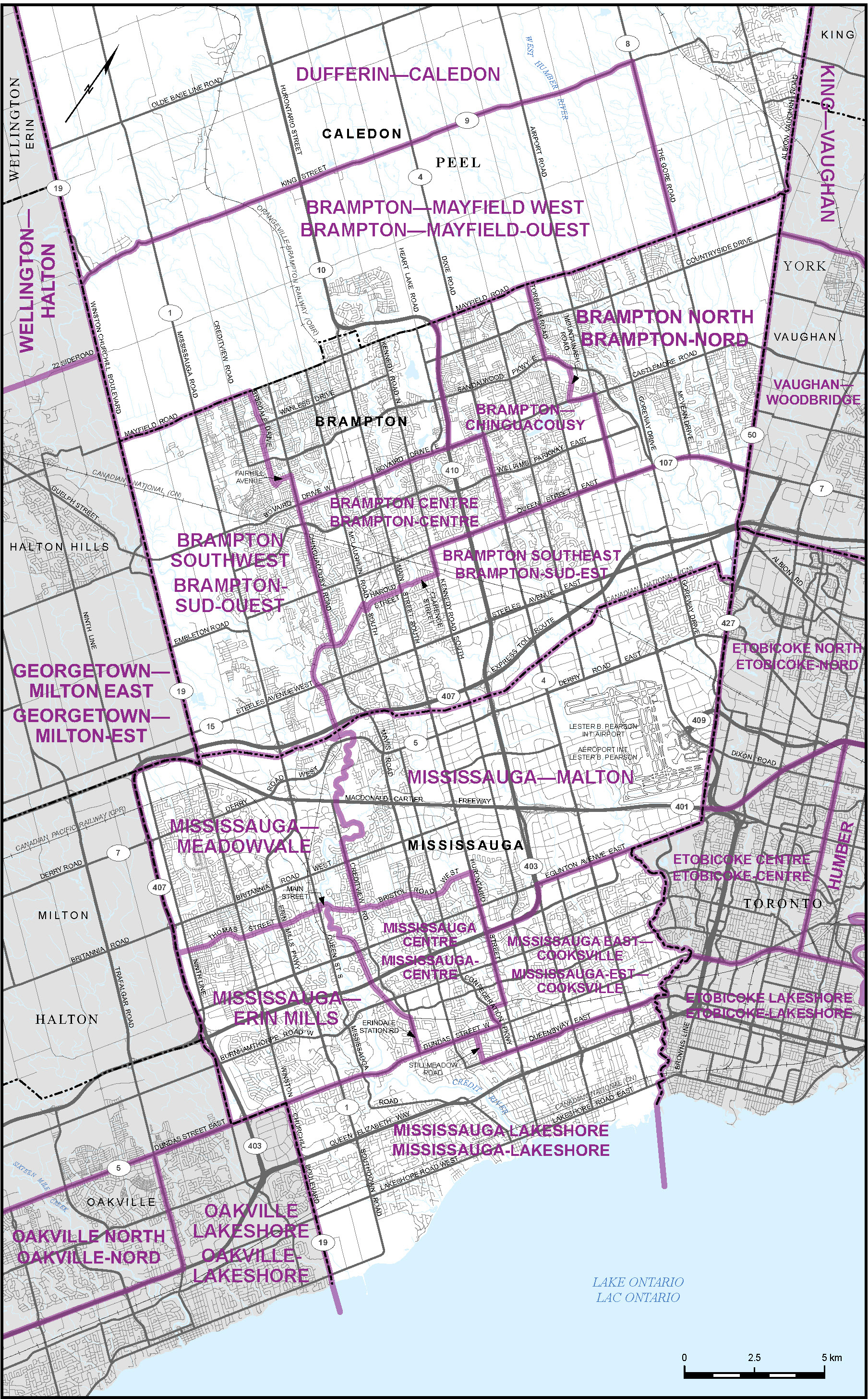 Map of Regional Municipality of Peel (part) (Map&nbsp;17)