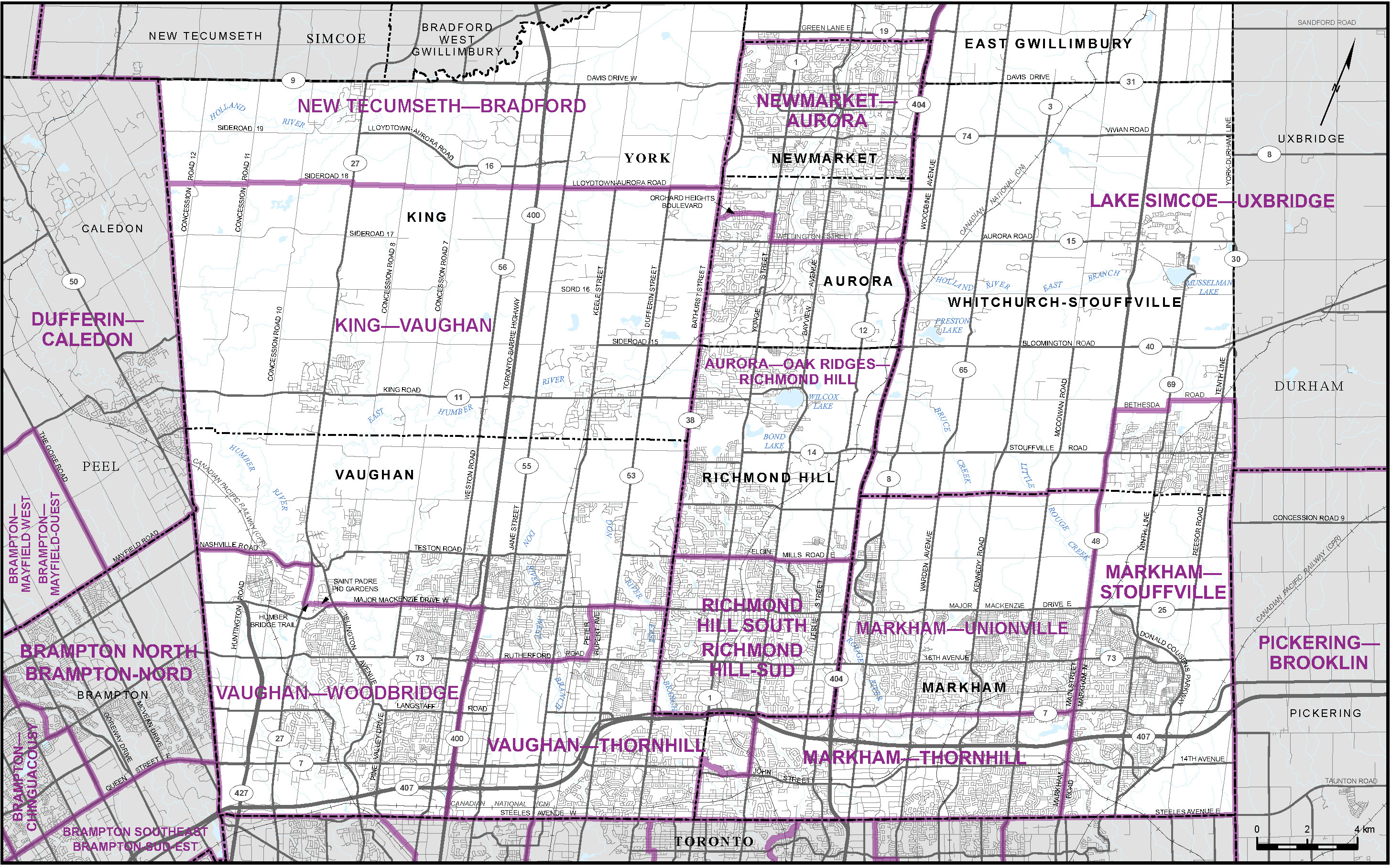 Map of Regional Municipality of York (part) (Map&nbsp;22)