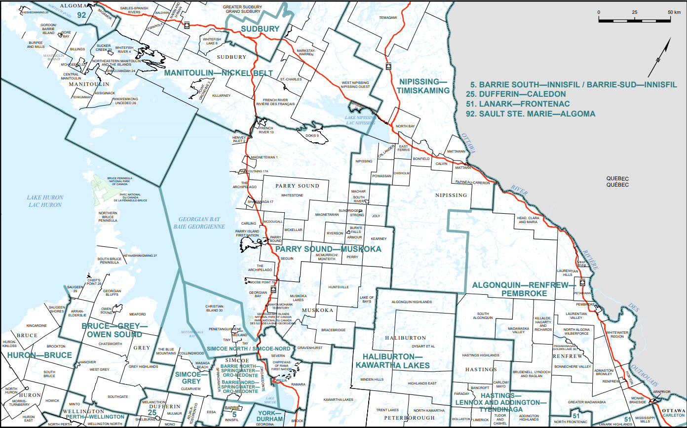 Map of Southern Ontario - part A (Map&nbsp;2)