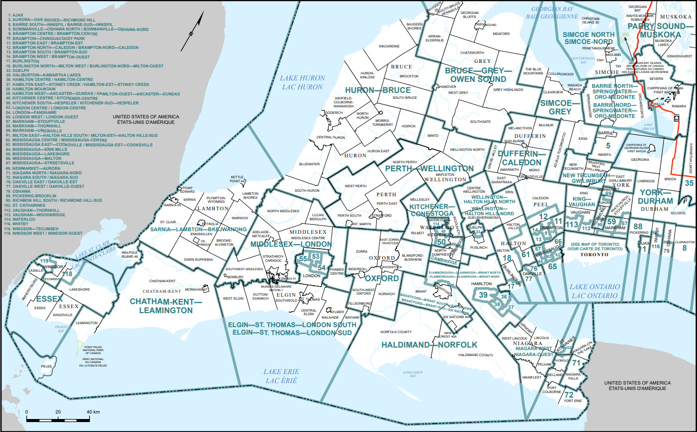 Map of Southern Ontario - part B (Map&nbsp;3)