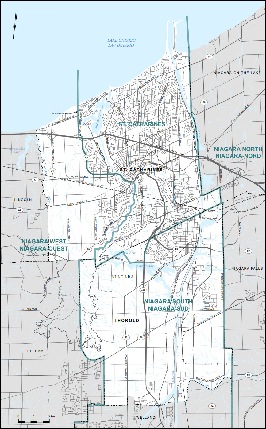Map of Cities of St.&nbsp;Catharines and Thorold (Map&nbsp;17)