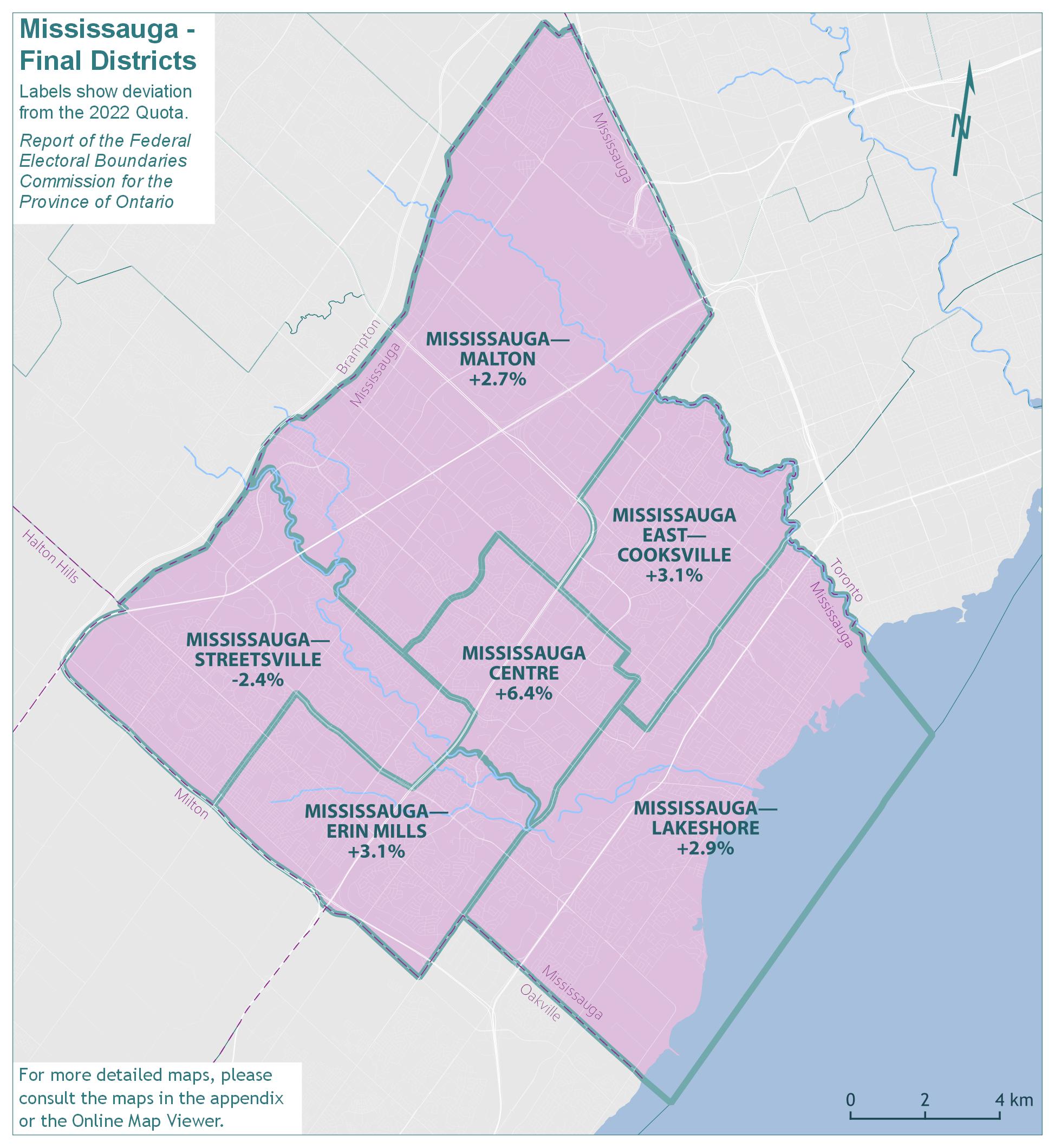 Mississauga - Final Districts