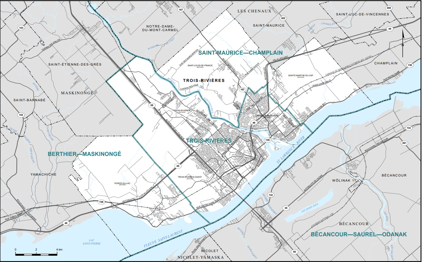 Map of City of Trois-Rivi&egrave;res (Map&nbsp;19)