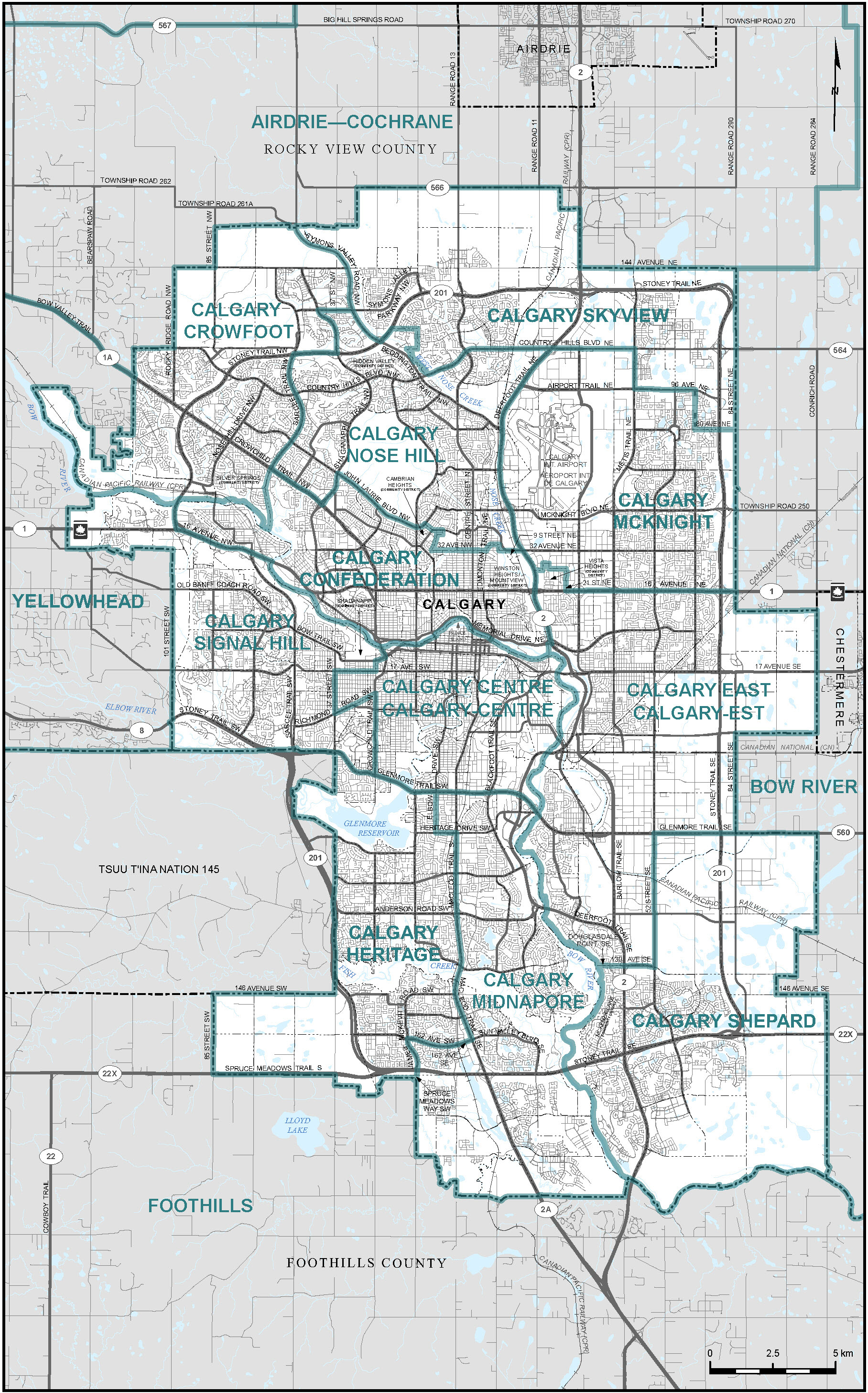 Map of Calgary (Map 3)