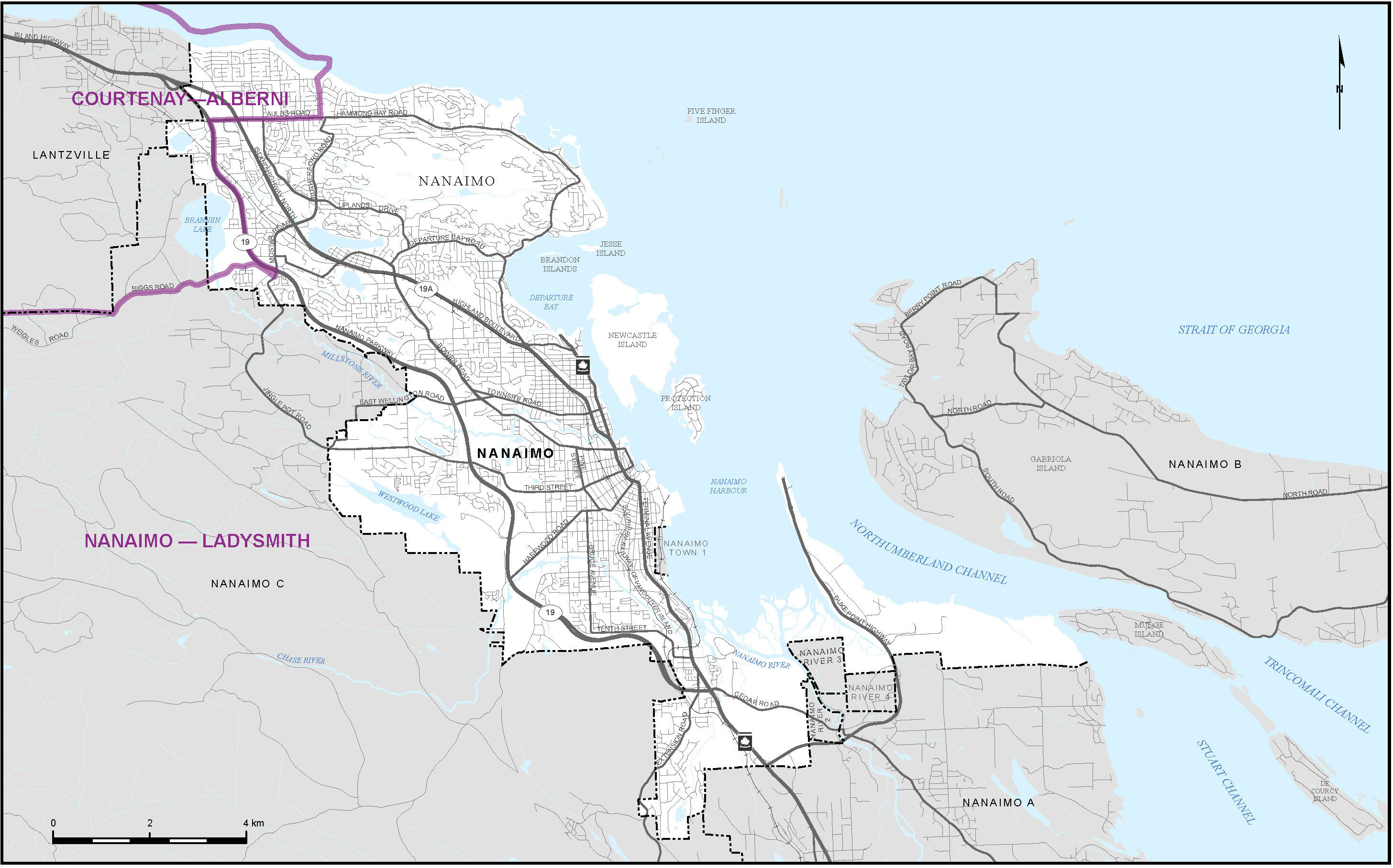 Map of City of Nanaimo (Map 9)