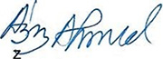Mohammad Azi's signature