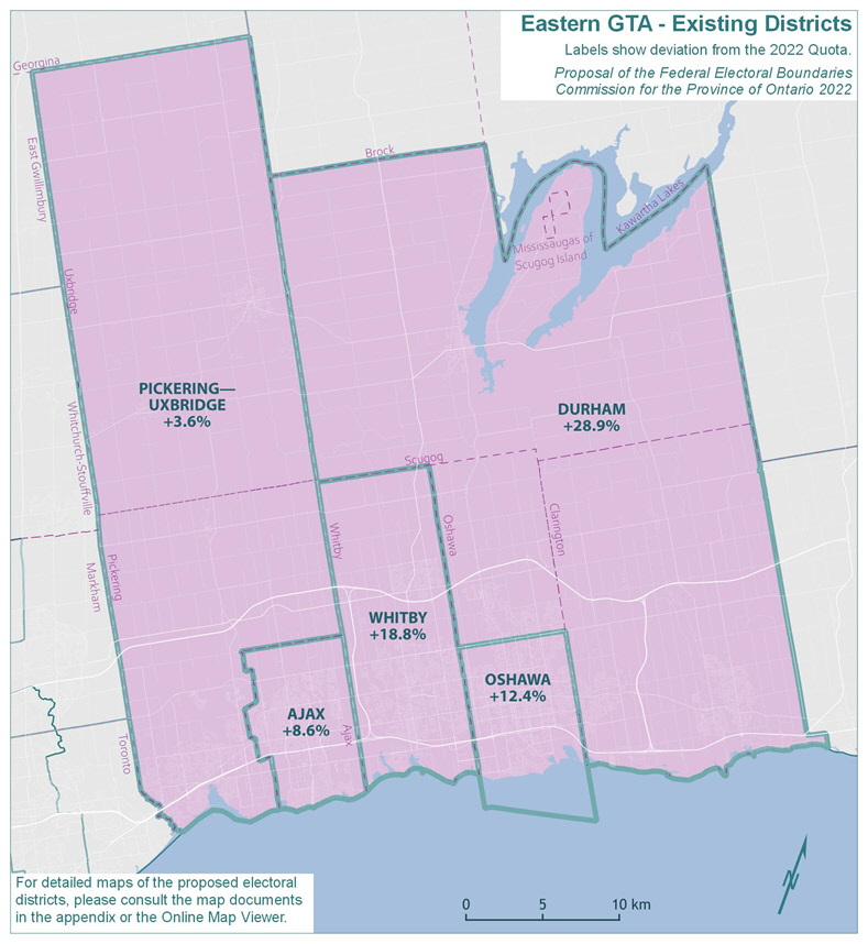 Eastern GTA Existing Districts