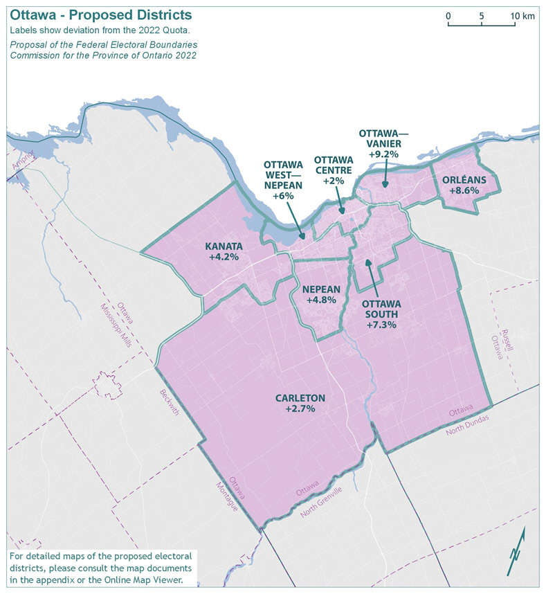 Ottawa Proposed Districts