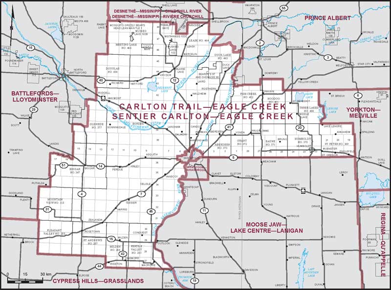 Map of Sentier Carlton–Eagle Creek – Limites actuelles.
